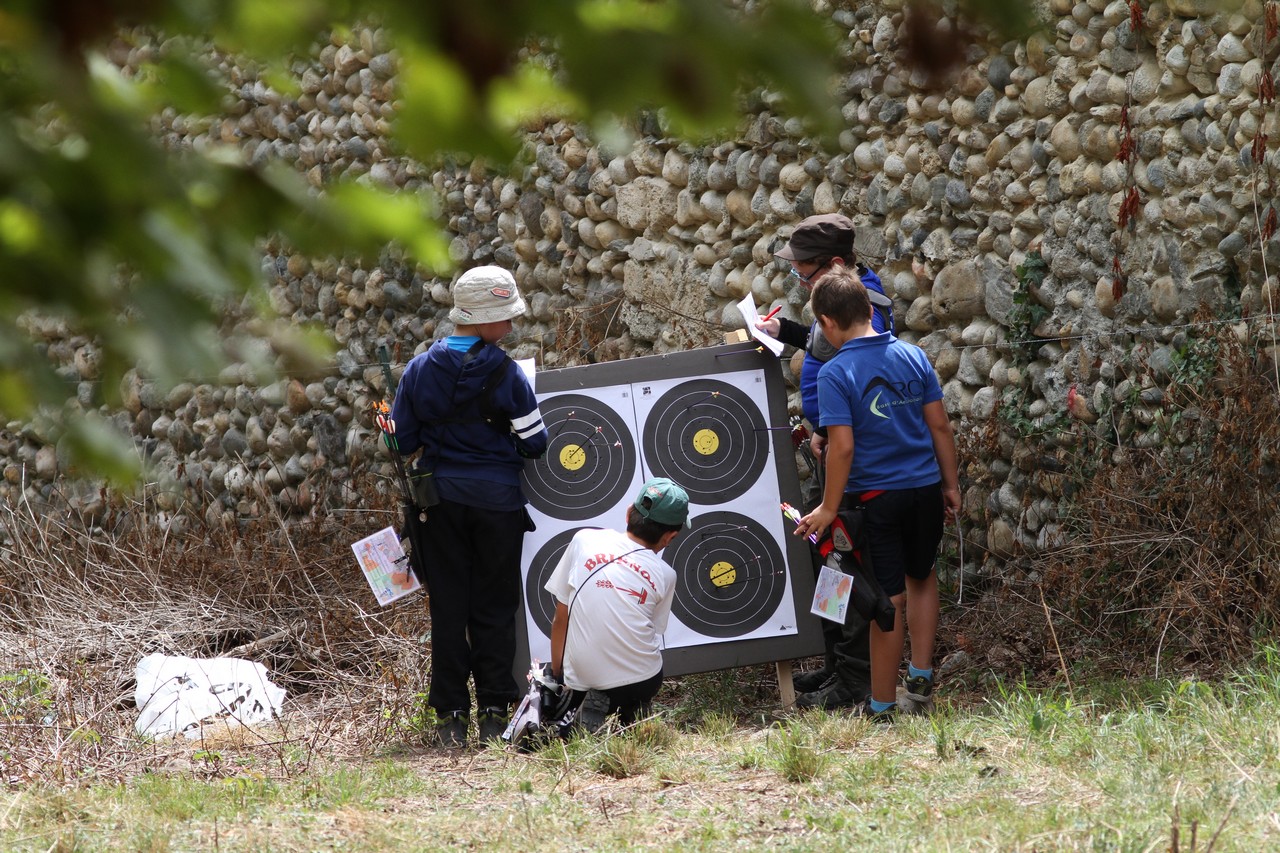 Championnat de France jeunes - Tir Campagne<BR>10 - 11 Juillet 2014 à Château-Arnoux-Saint-Auban. 
